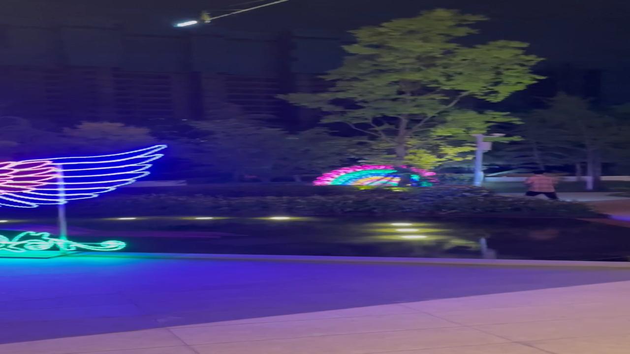 河南濮阳天和城营销中心灯光展