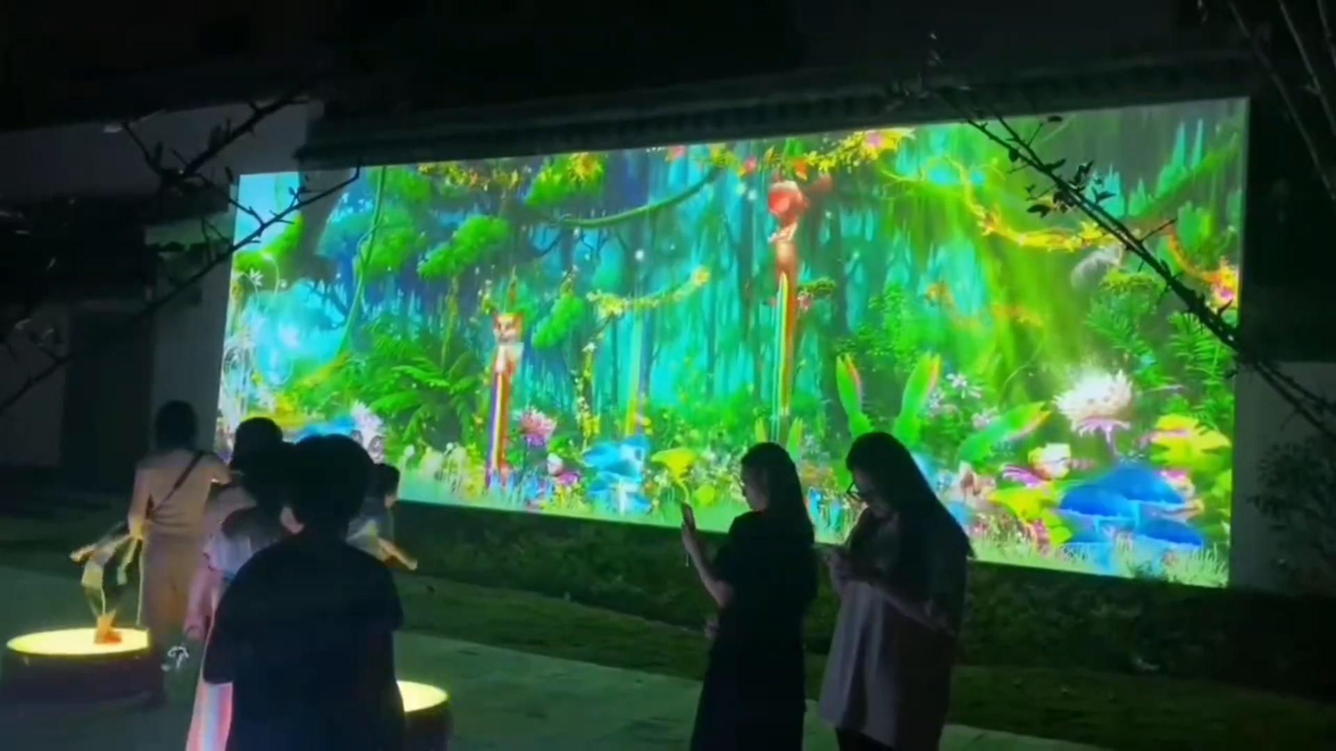 广东肇庆猫爪谷景区夜游