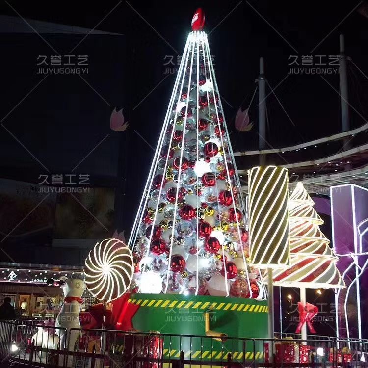 圣诞树美陈圣诞节商场售楼处Ip打卡点定制