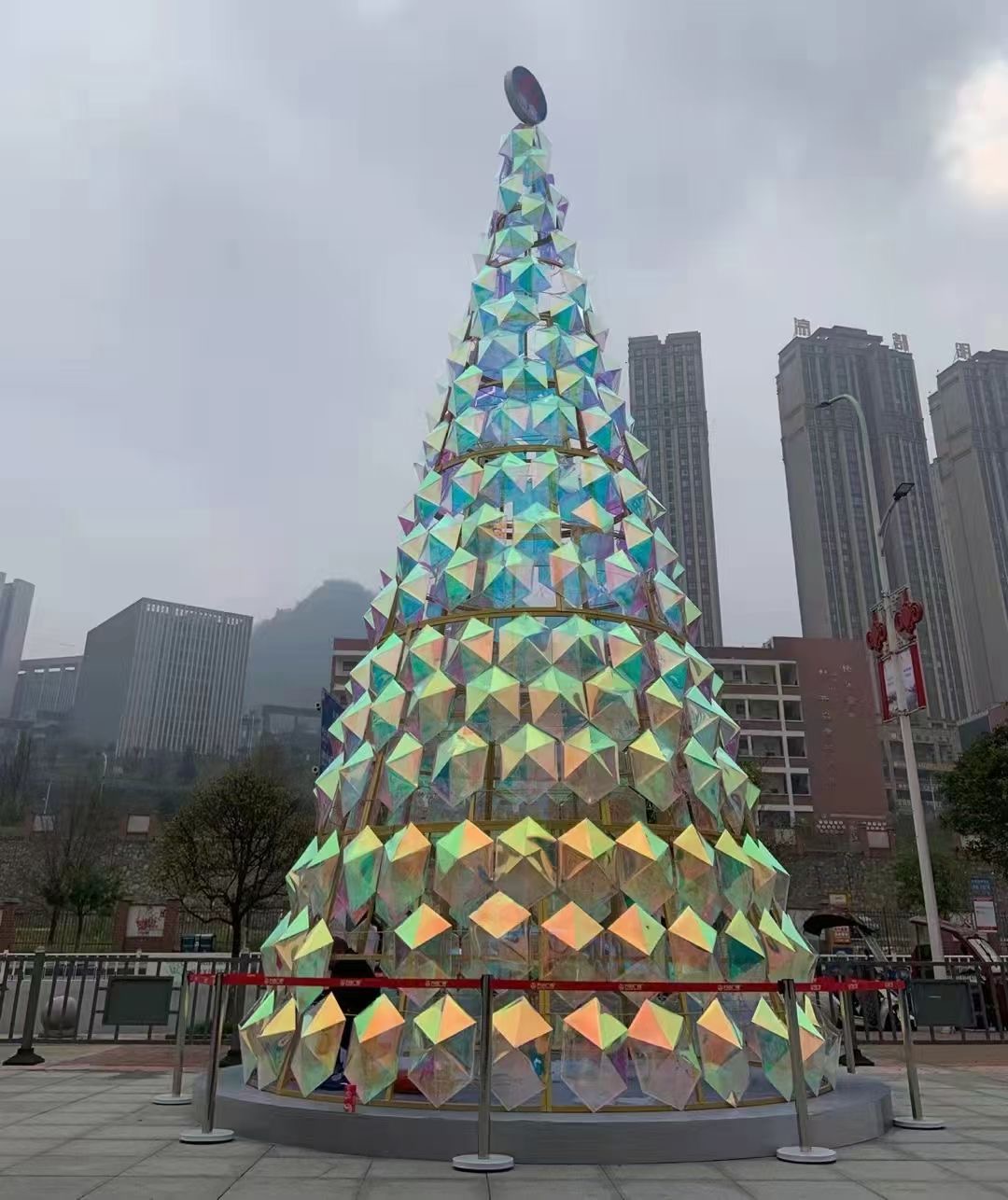 圣诞树美陈圣诞节商场售楼处Ip打卡点定制