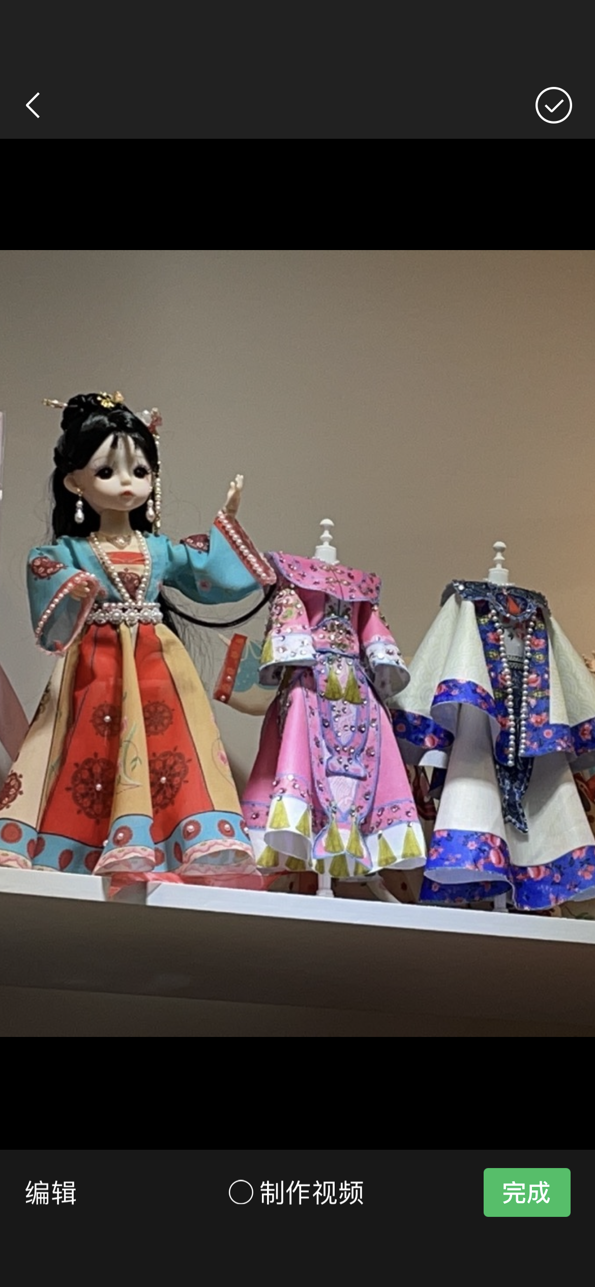流体熊肌理画奶油胶石膏娃娃古风国潮diy