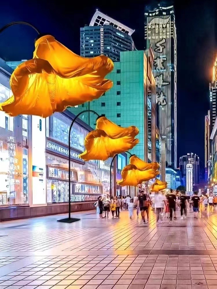 体感花发光感应花