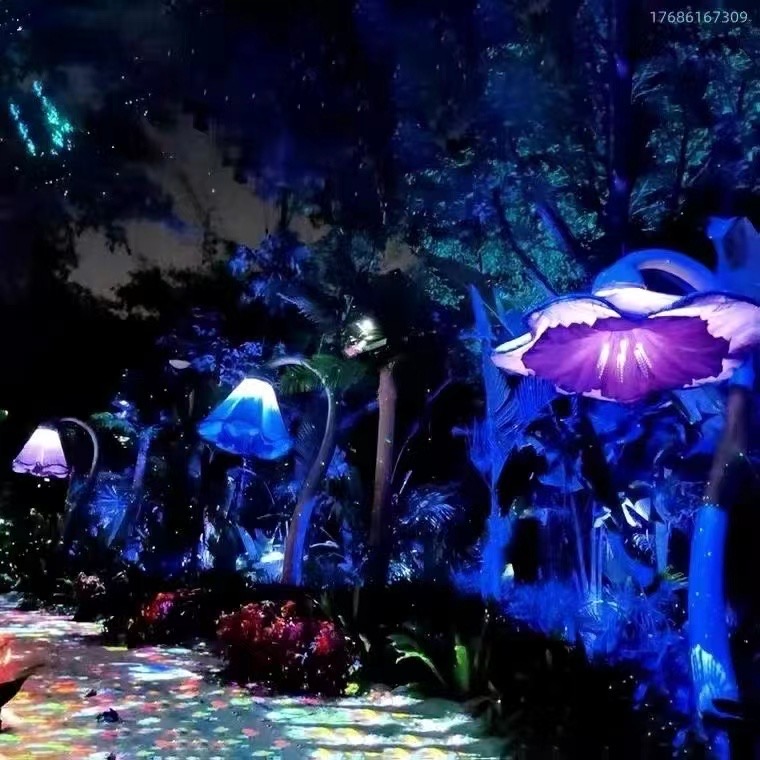 体感花发光感应花