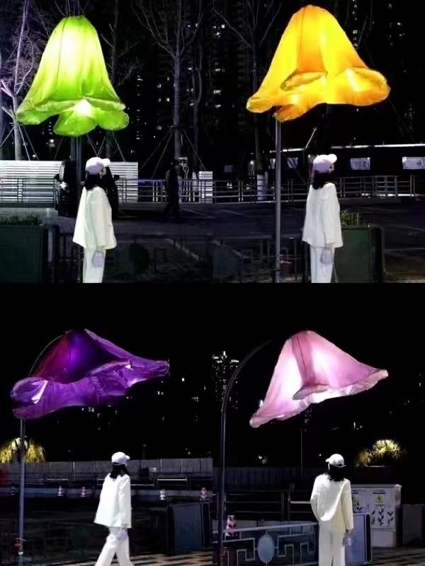 体感花发光感应花