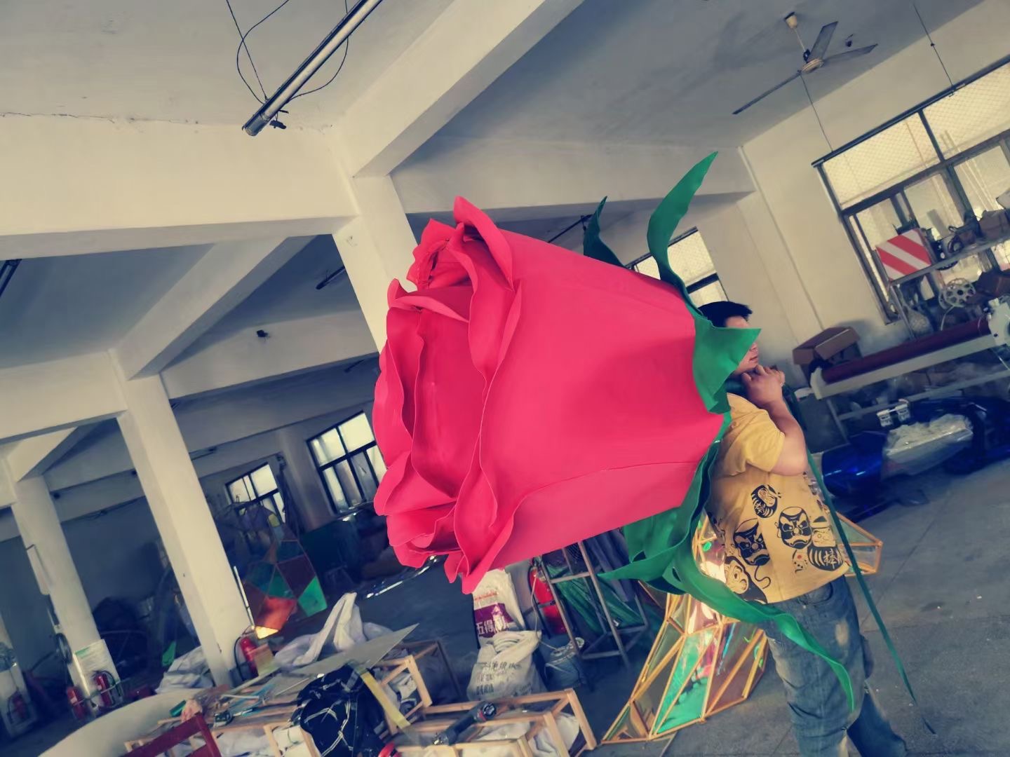 巨型玫瑰花