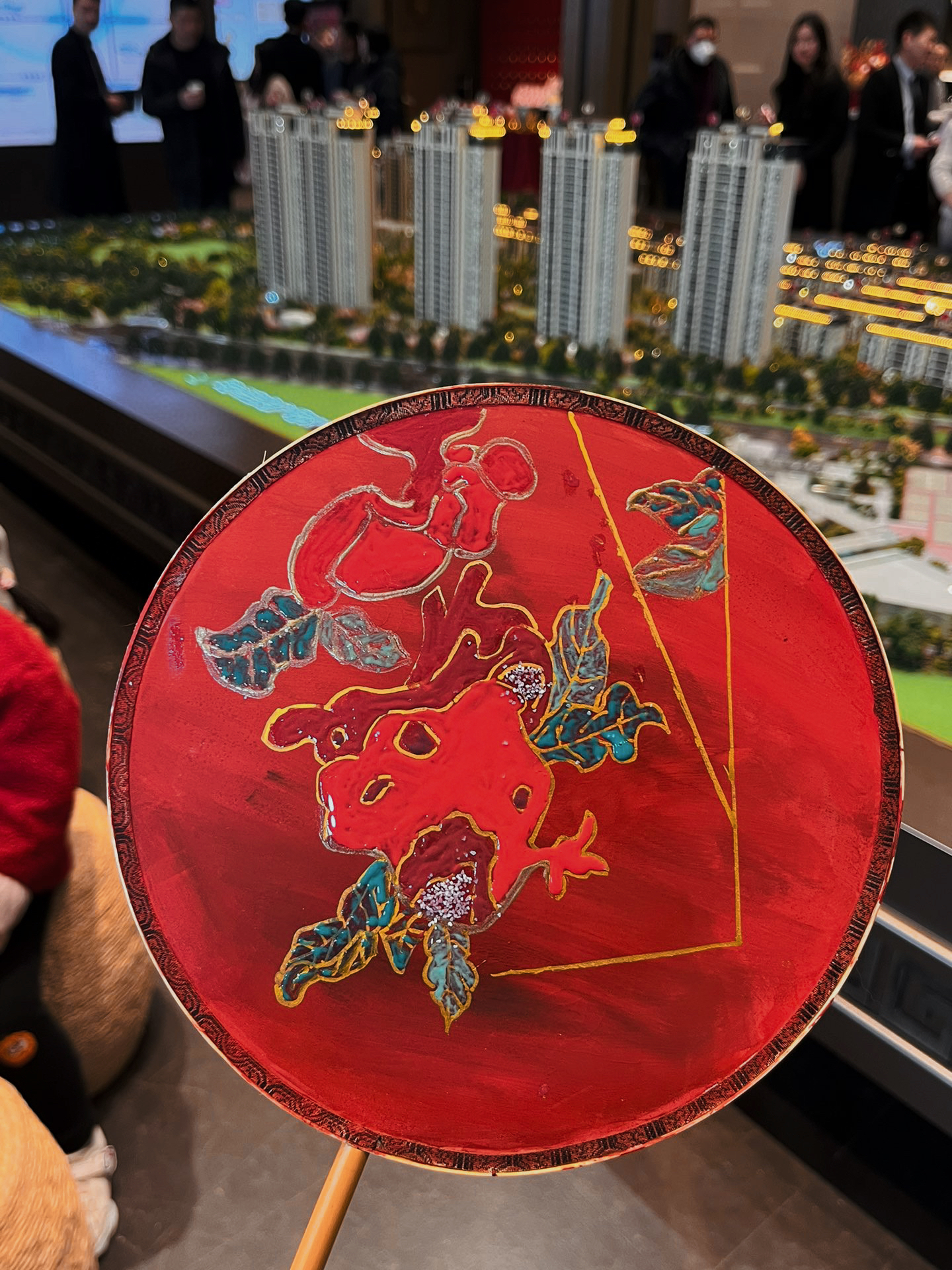 大漆螺钿彩绘扇艺diy文化课堂