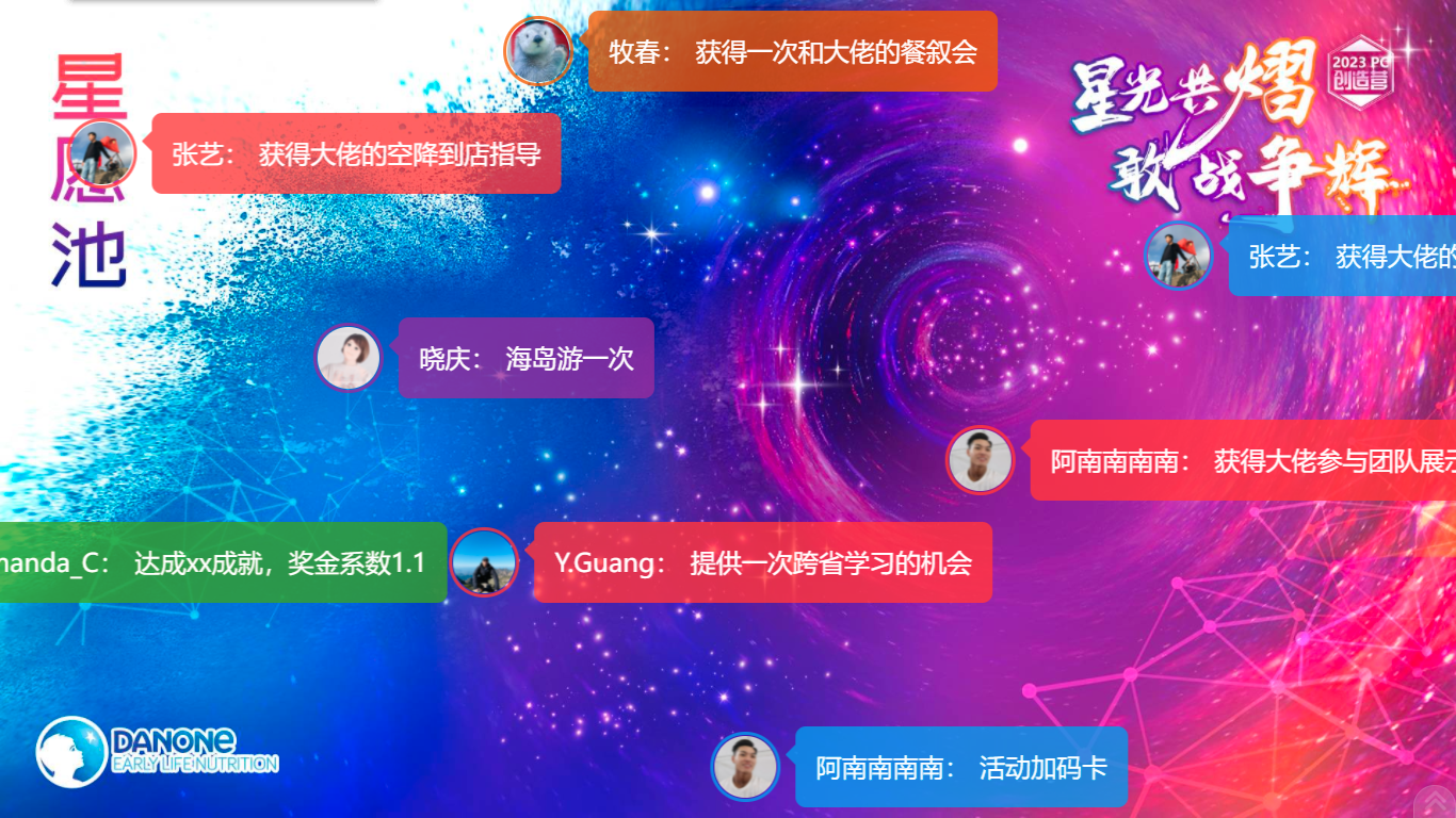 弹幕星愿留言上墙双屏互动