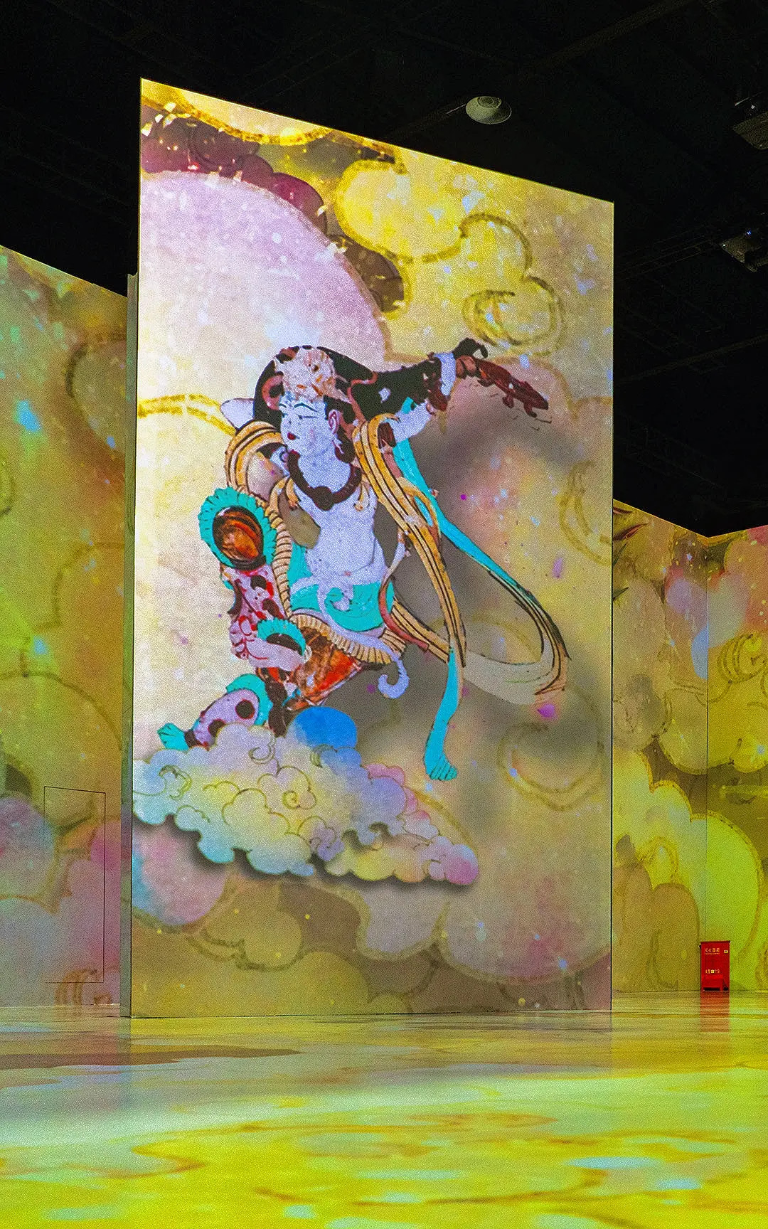敦煌飞天-敦煌壁画-敦煌光影展-梵高展