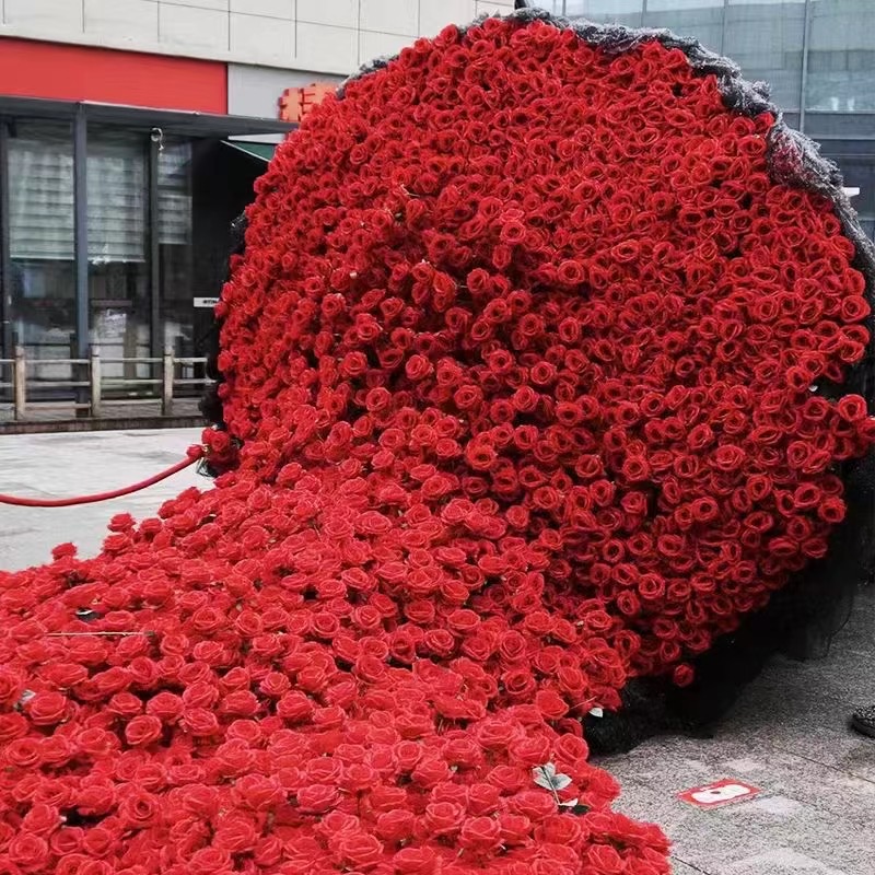 巨型玫瑰花束