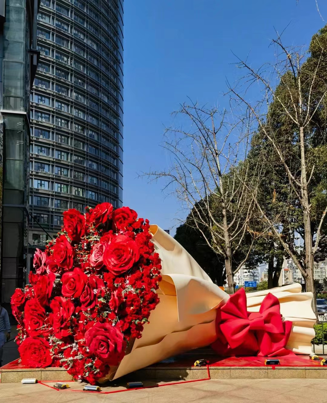 巨型花束，玫瑰花束