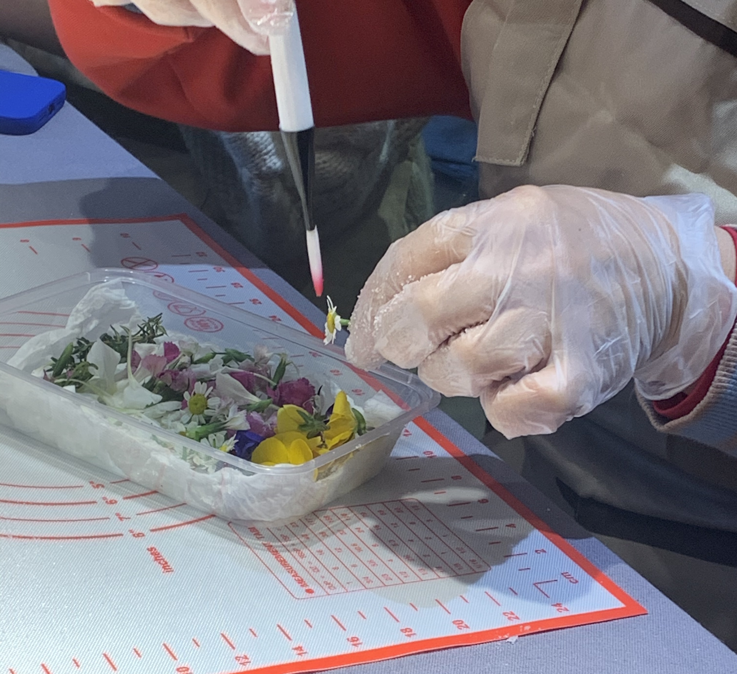 以花入馔特色烘焙沙龙-花卉饼干