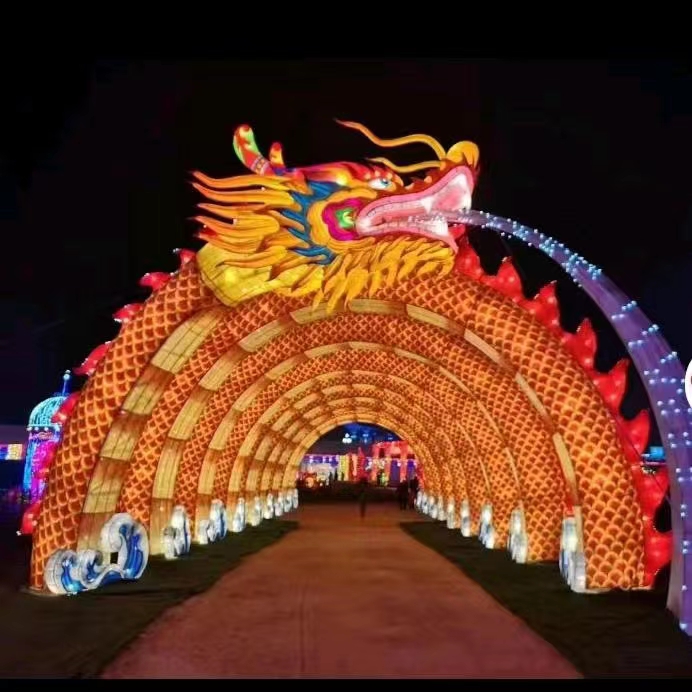 非遗传统花灯
