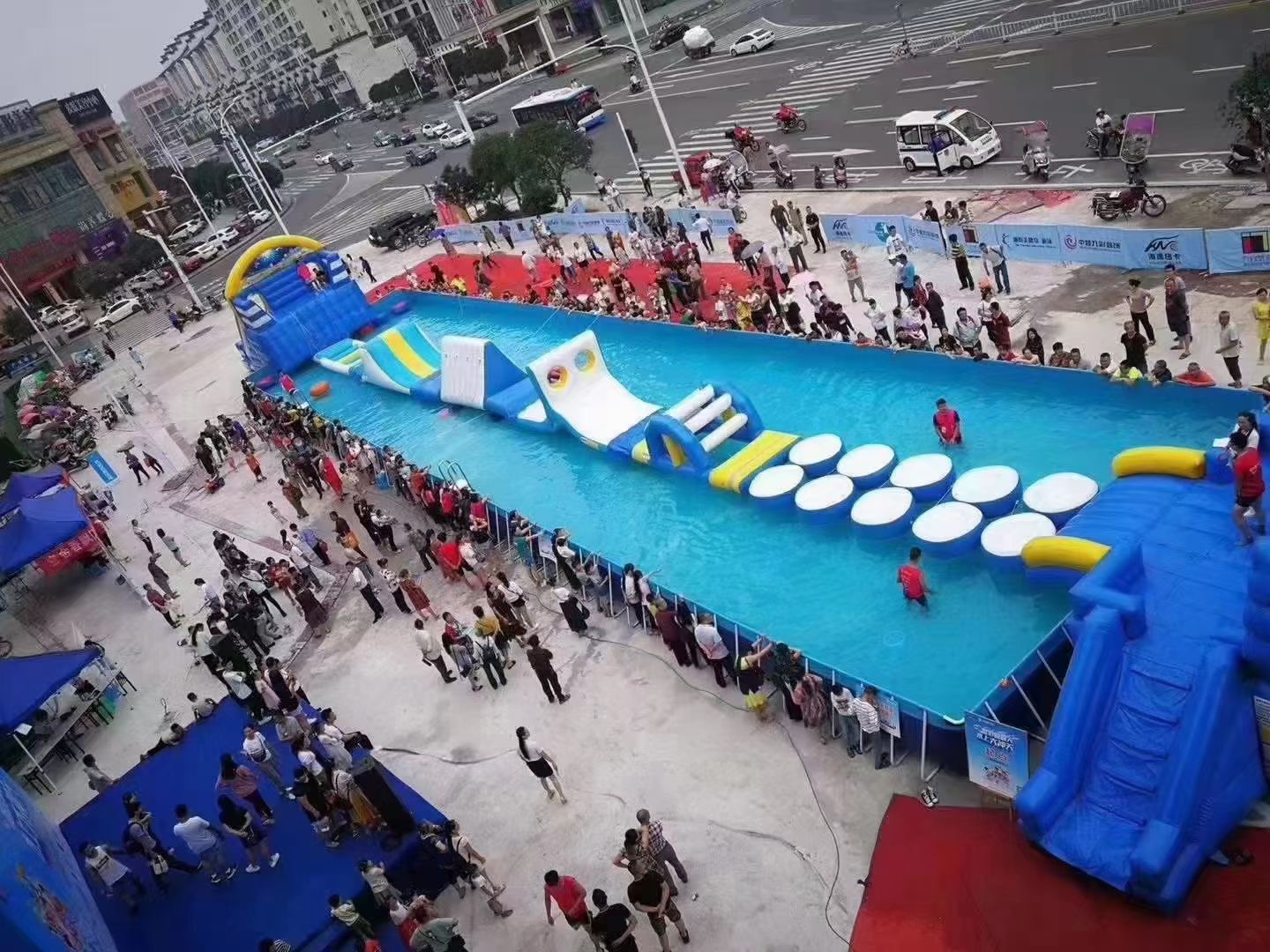 冰雪世界 水上闯关 水上乐园道具