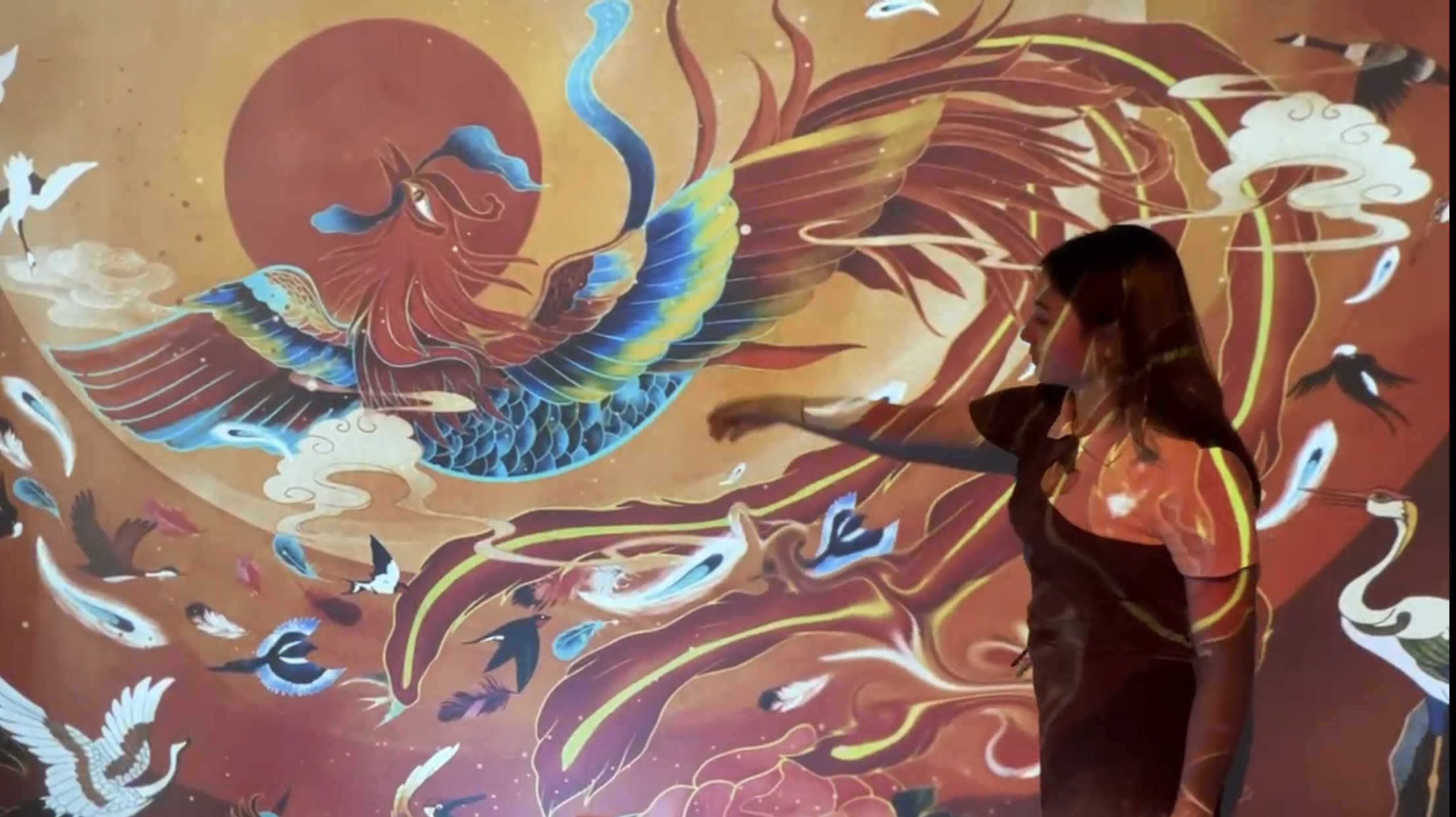 互动投影 互动科技 全息投影 艺术展