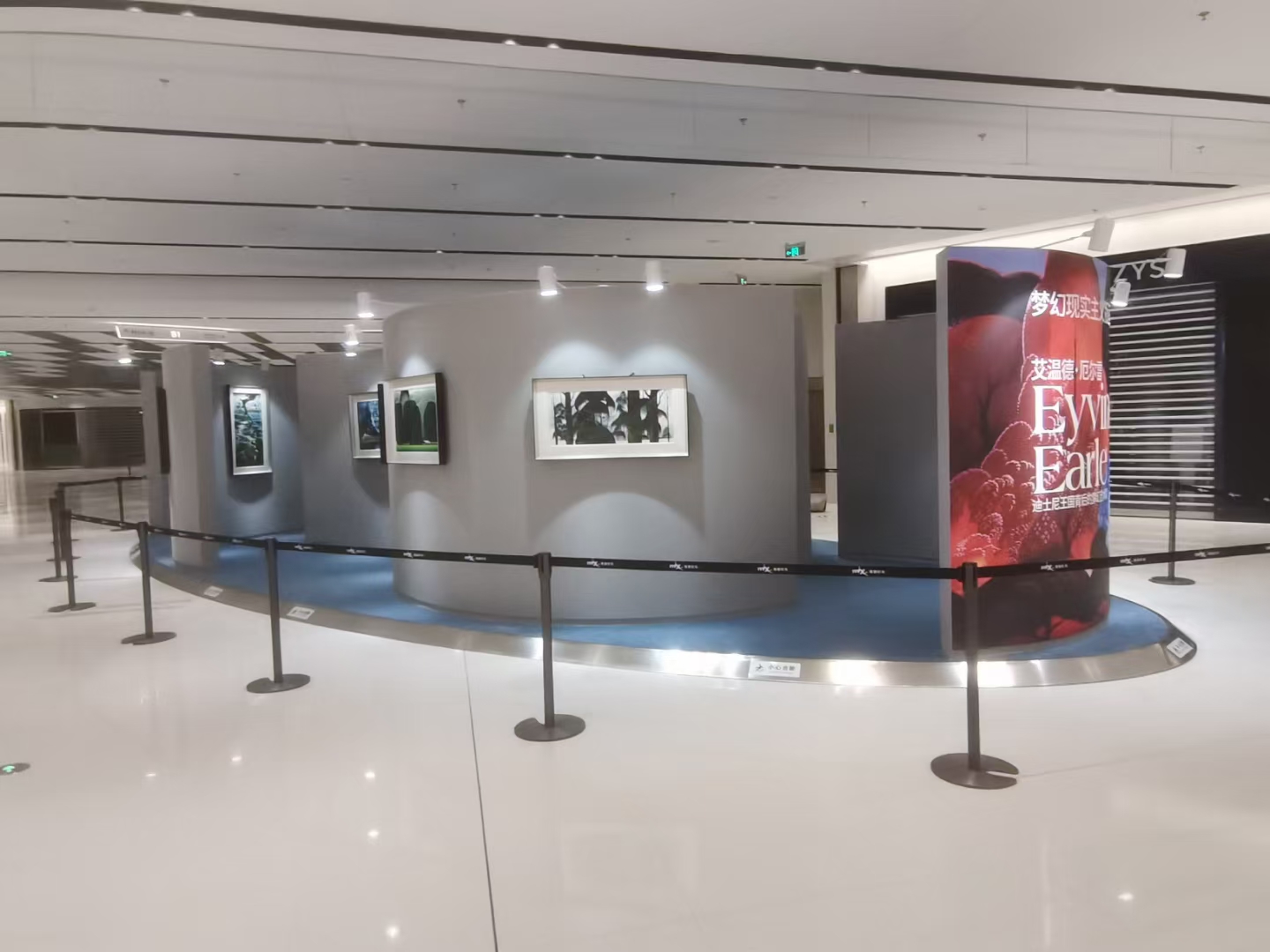 展览美陈制作-梦幻现实主义版画展