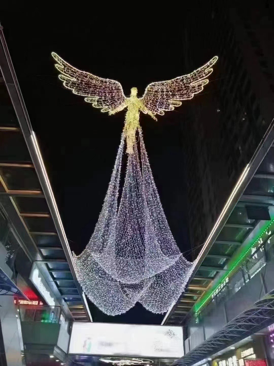 街区亮化装置飞天女神