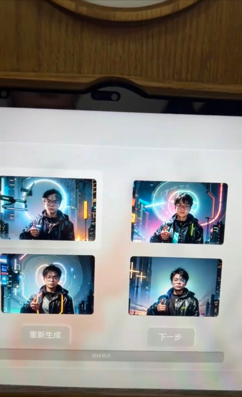 展厅互动 AIGC拍照装置 AI拍照