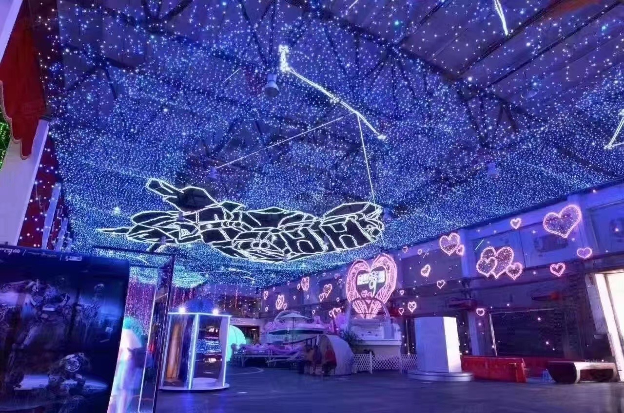 商业广场亮化天幕亮化工程