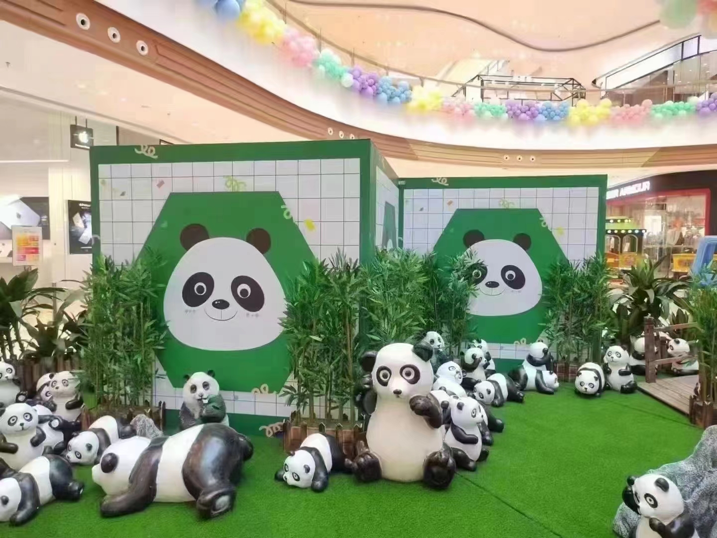 熊猫展  熊猫乐园  商场美陈
