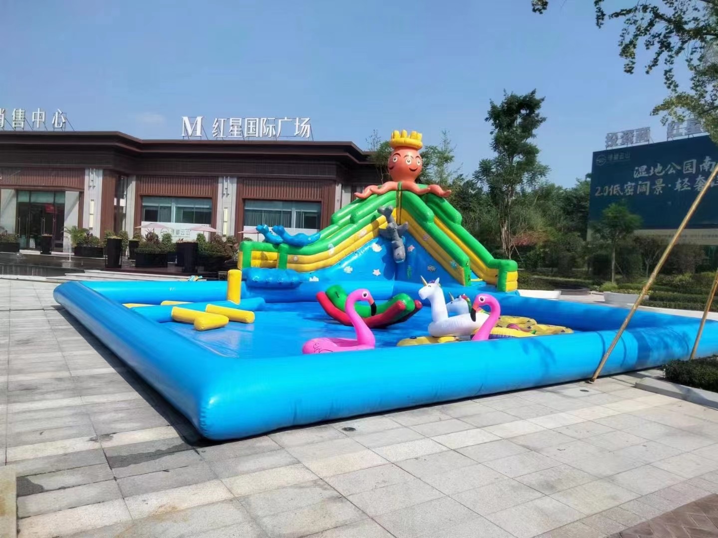 冰雪世界 水上闯关 水上乐园道具