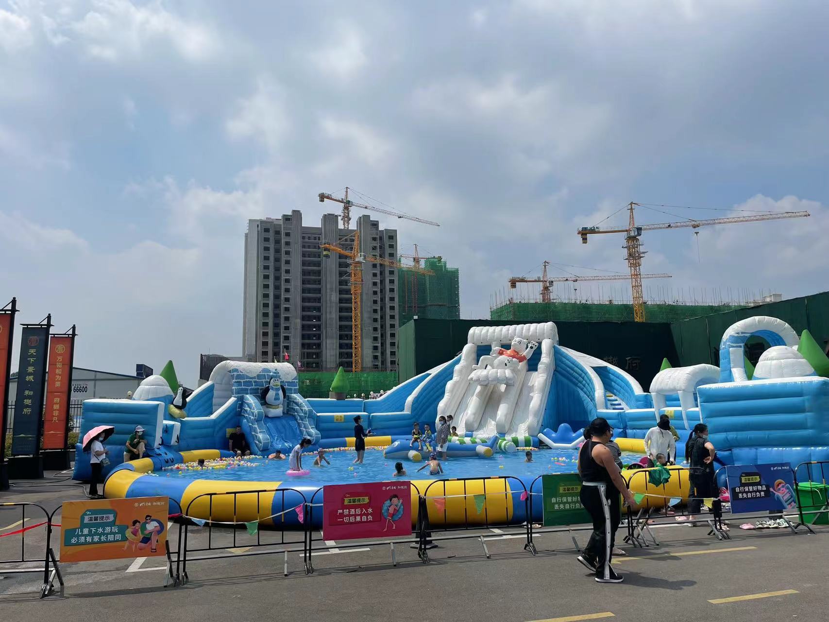 冰雪世界 水上闯关 水上乐园道具