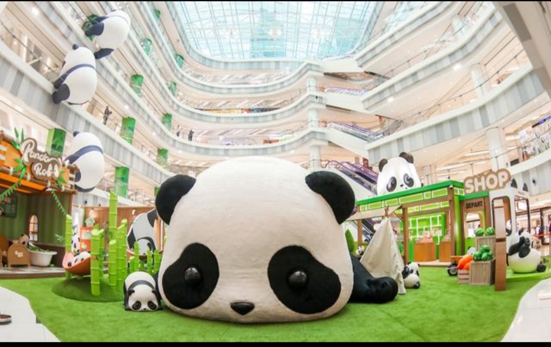 国潮熊猫—春天IP美陈展