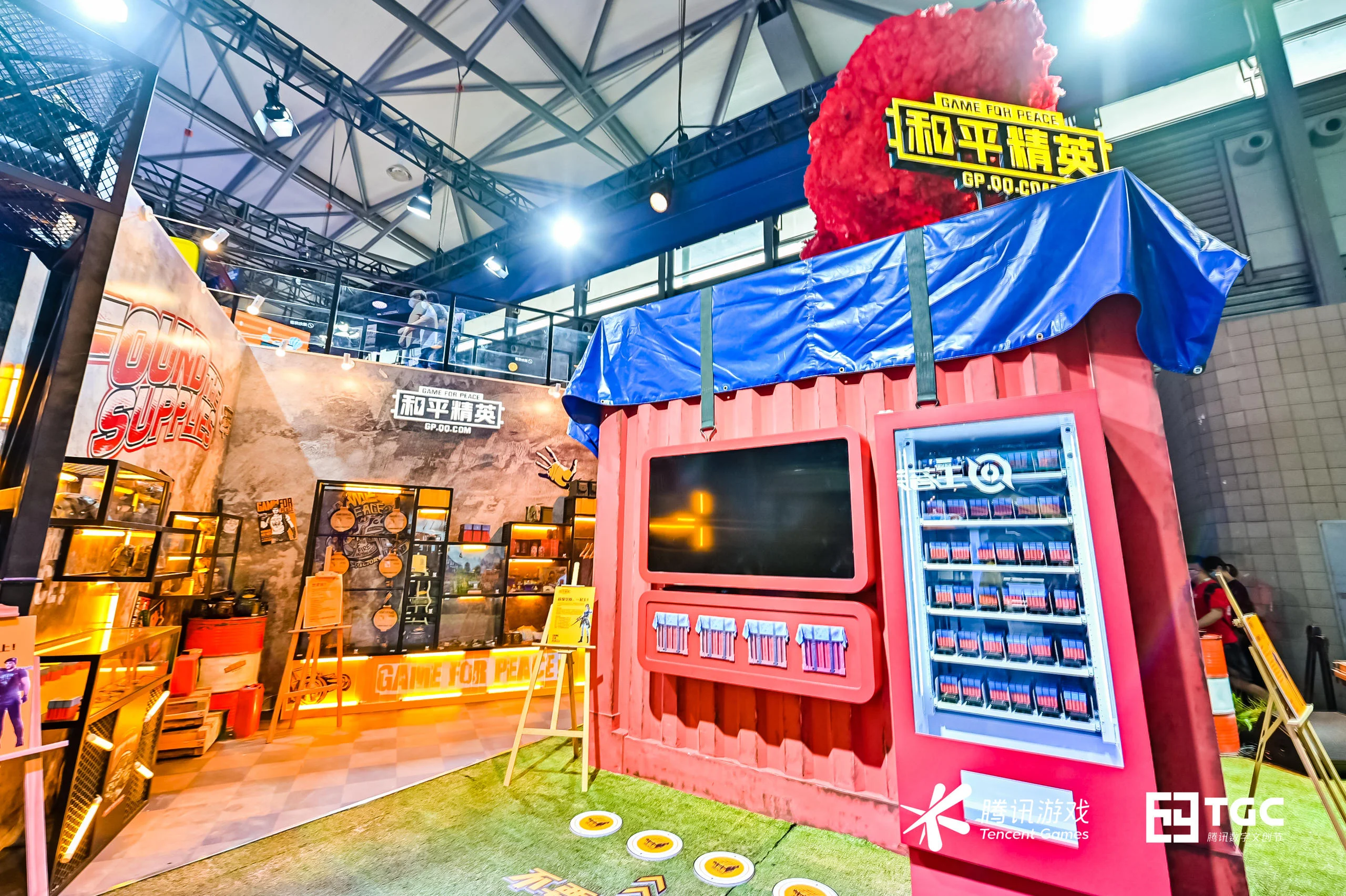 展台设计现场直播照片