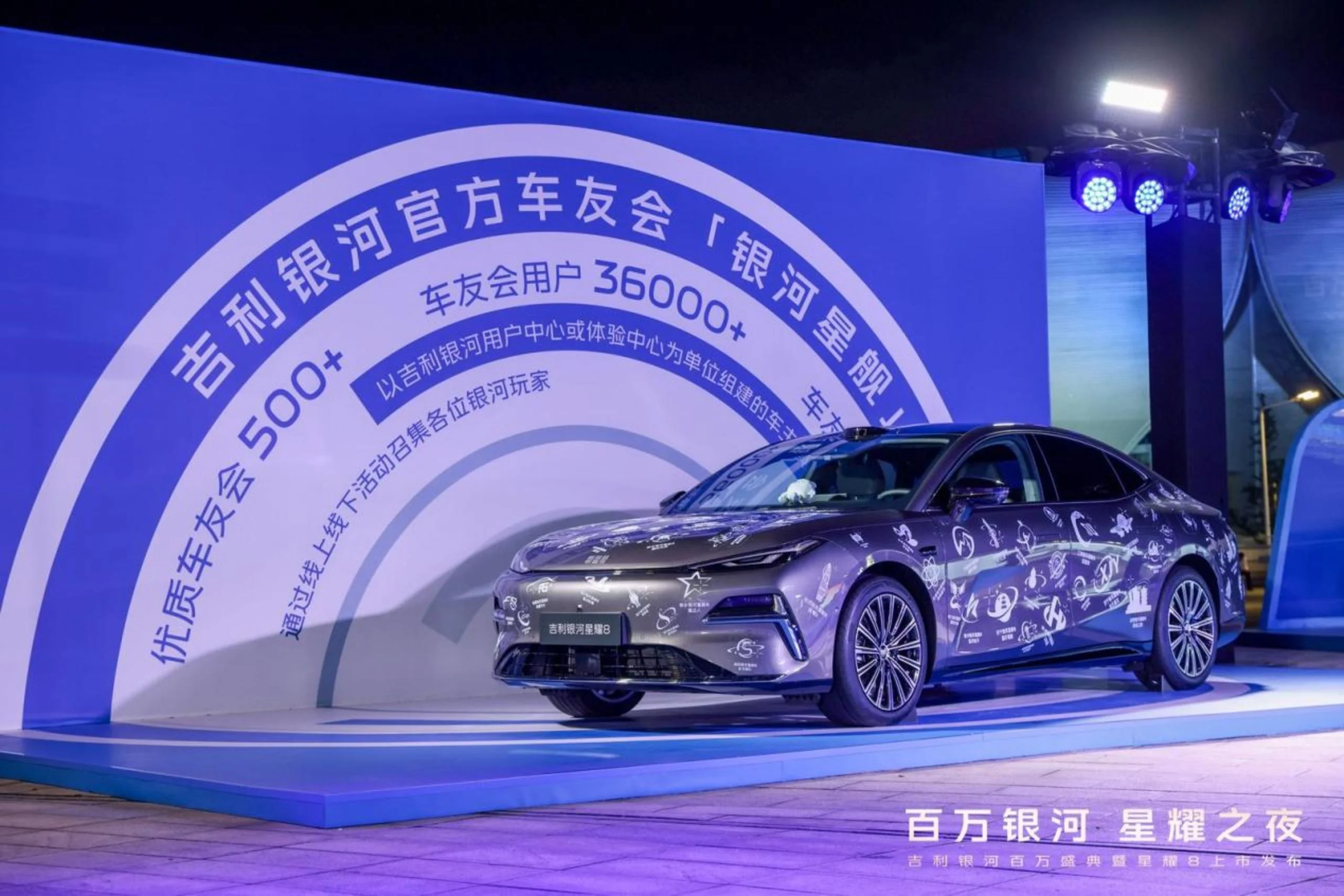 吉利銀河百萬盛典暨星耀8上市發布會