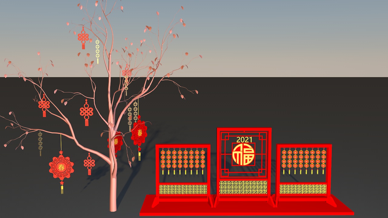 开盘仪式三维效果图