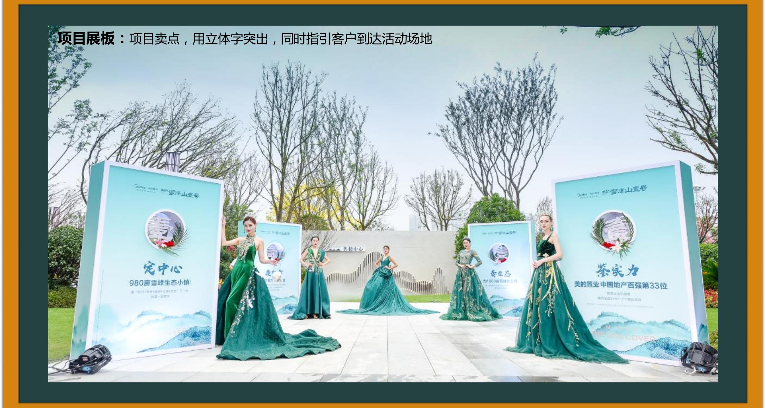 房地产项目营销中心(样板房)开放活动