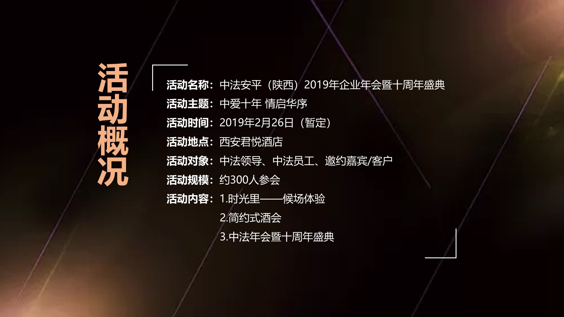保险颁奖典礼策划方案PPT