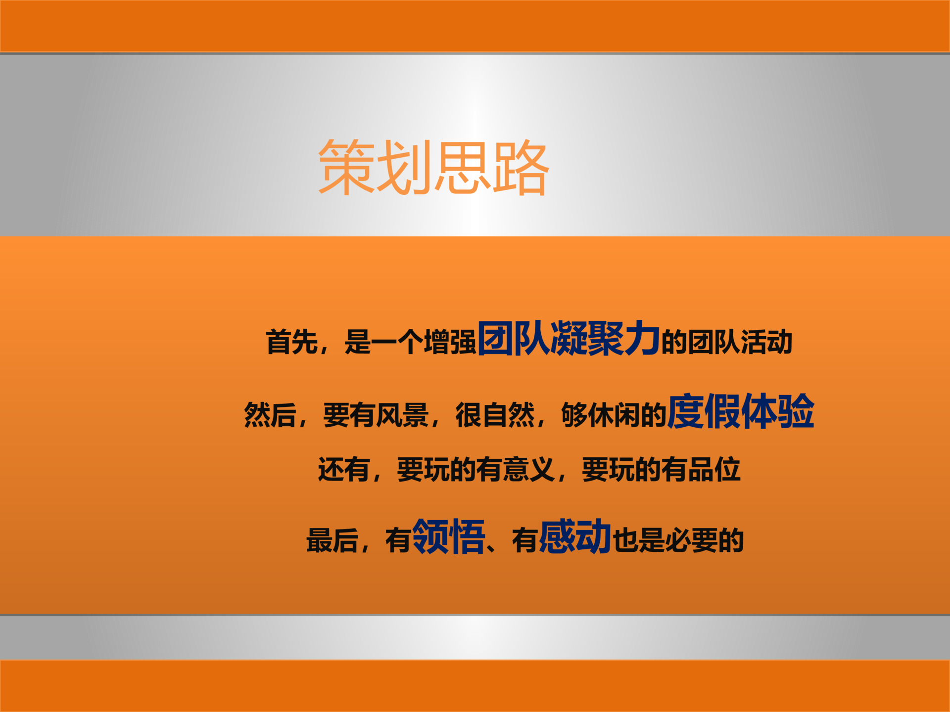 其他团建拓展策划方案PPT