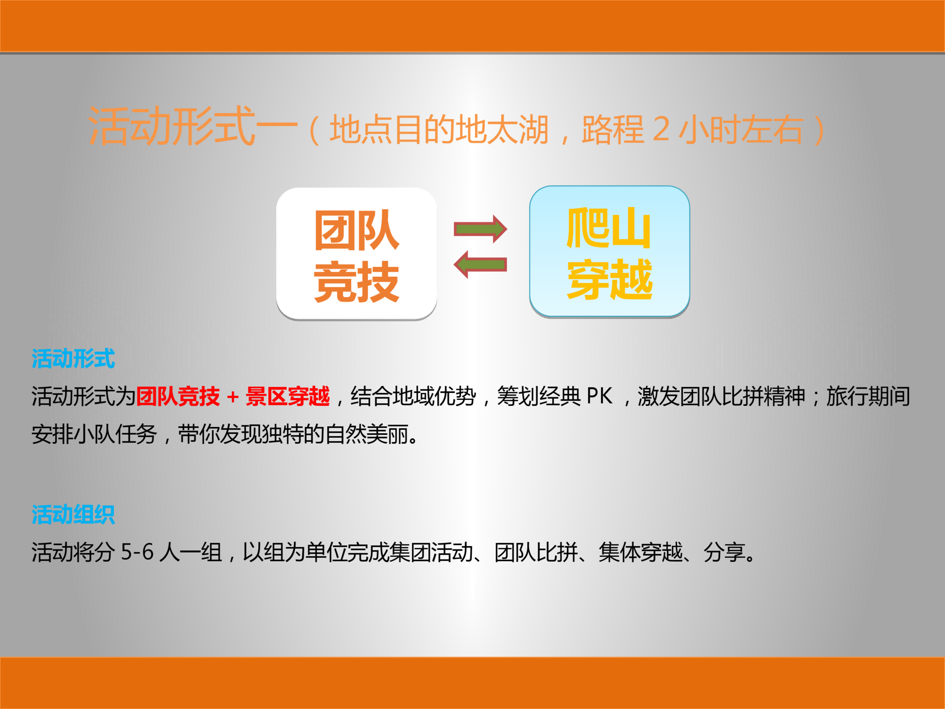 其他团建拓展策划方案PPT