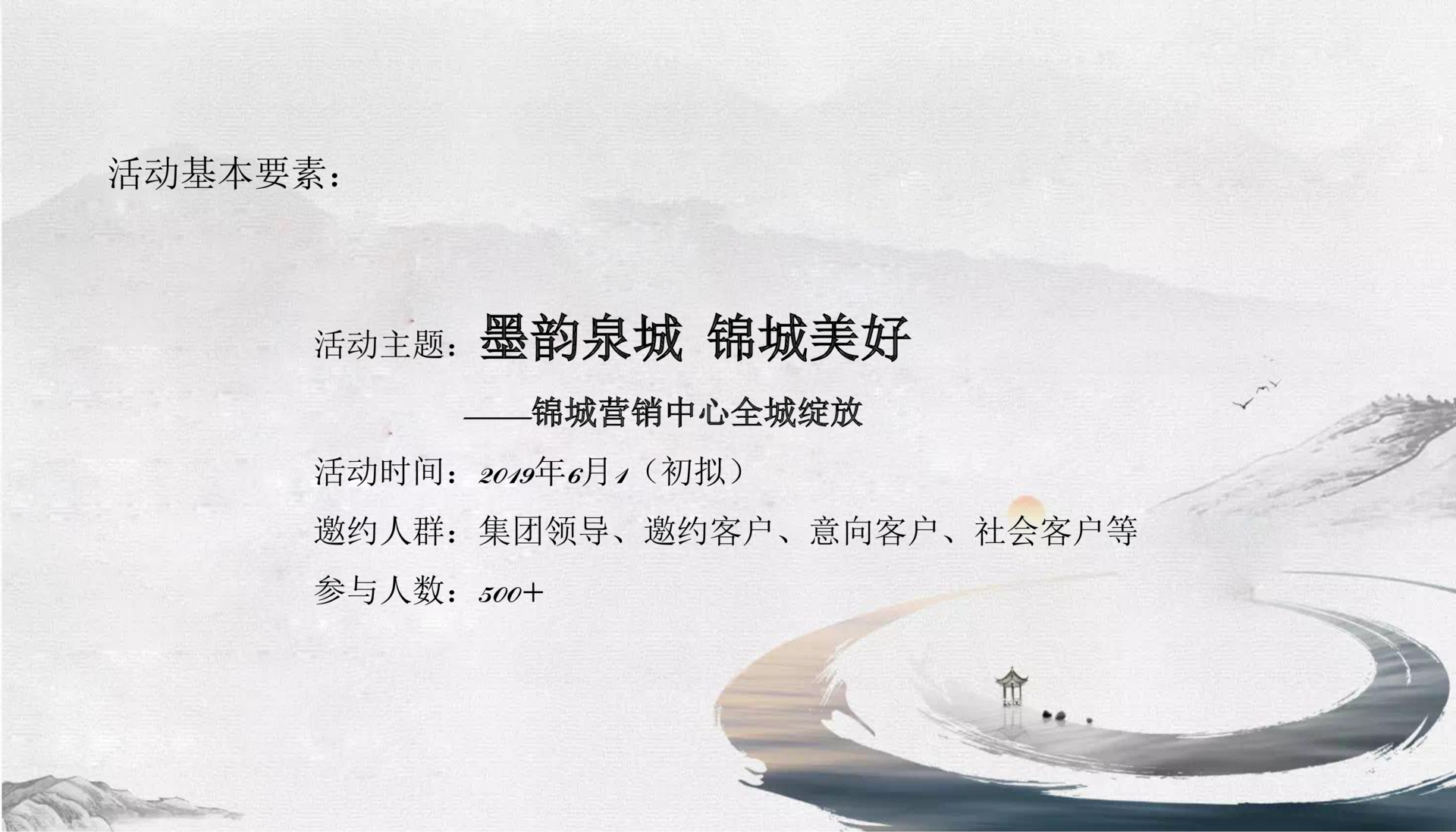 商业地产售楼部开放策划方案PPT