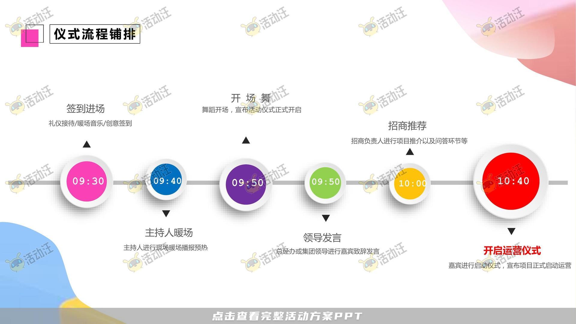 开幕式活动策划方案