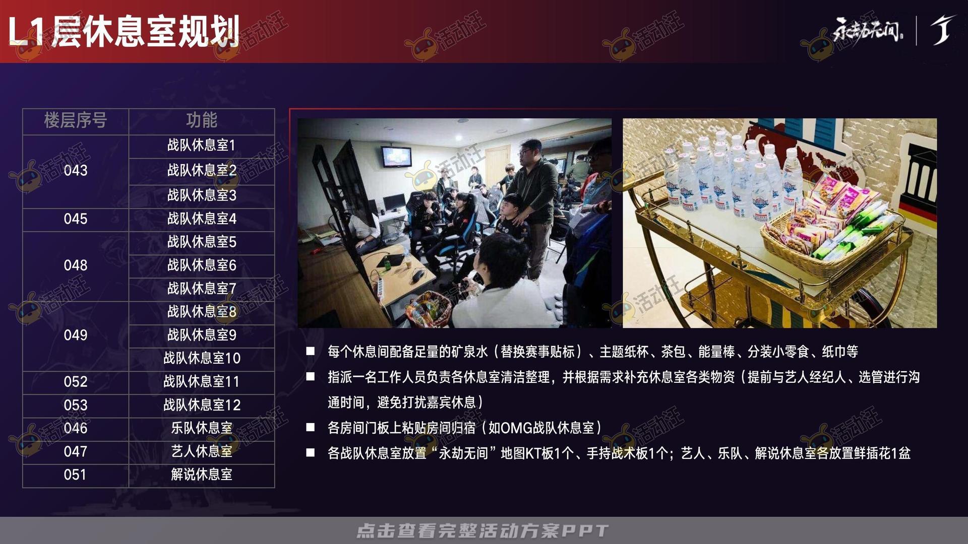 电竞比赛活动策划方案