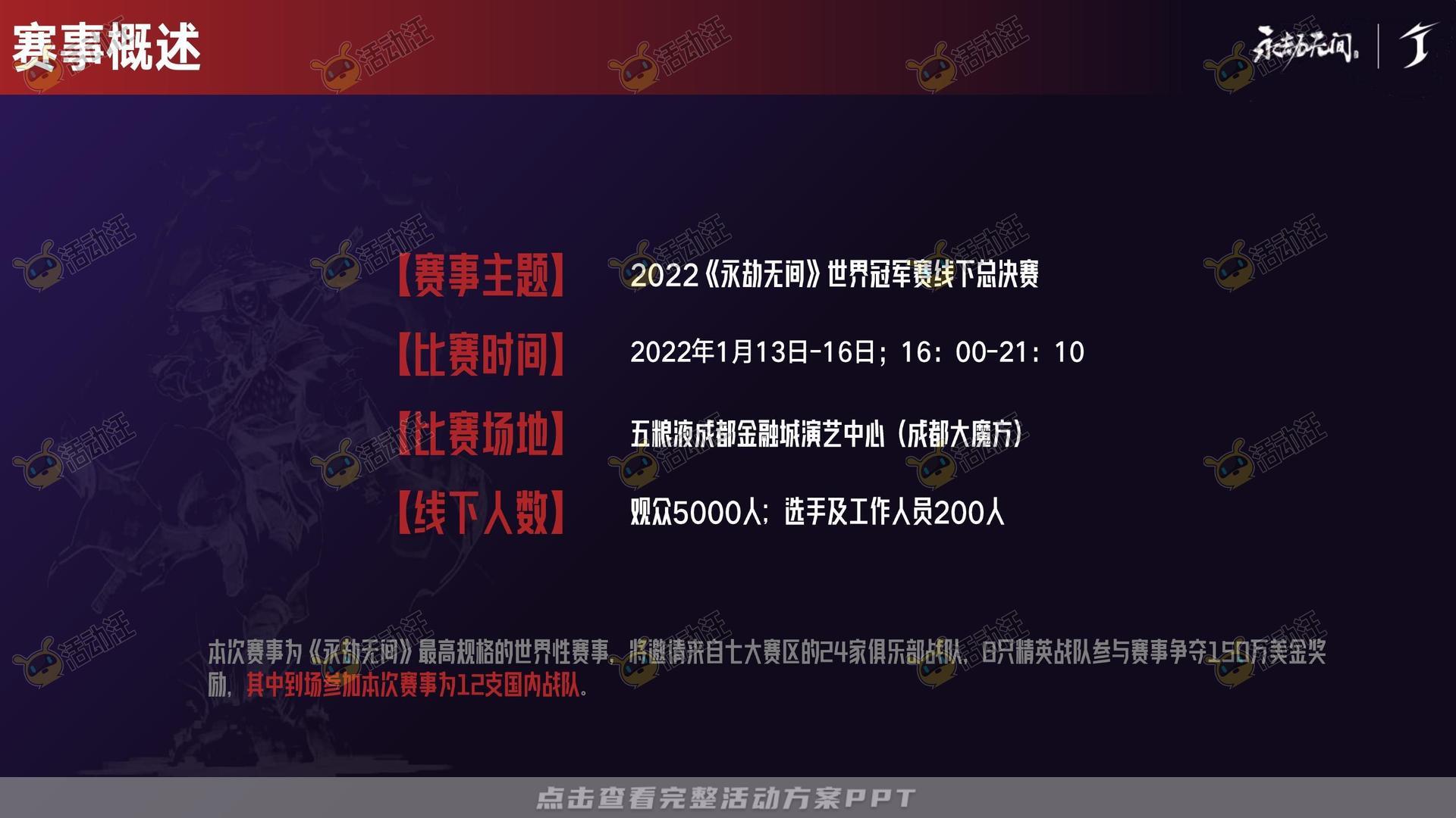 电竞比赛活动策划方案