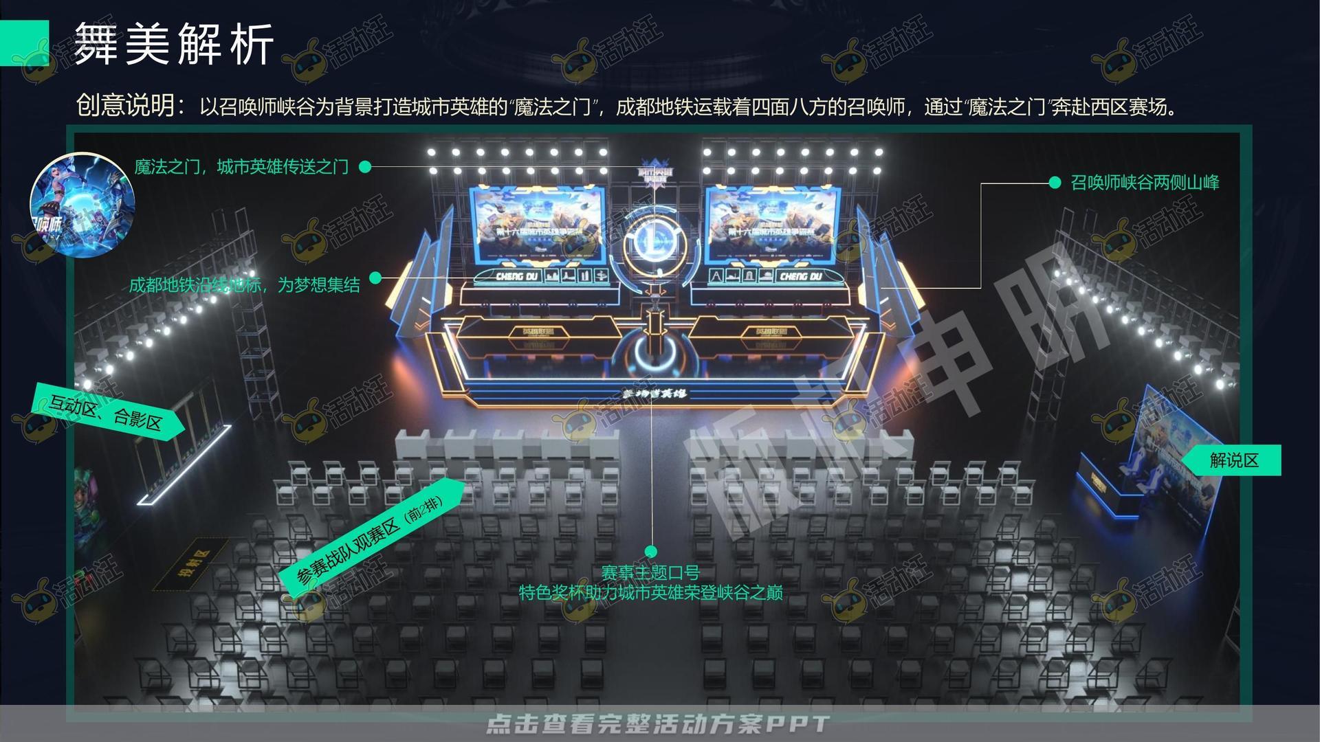 电竞比赛活动策划方案