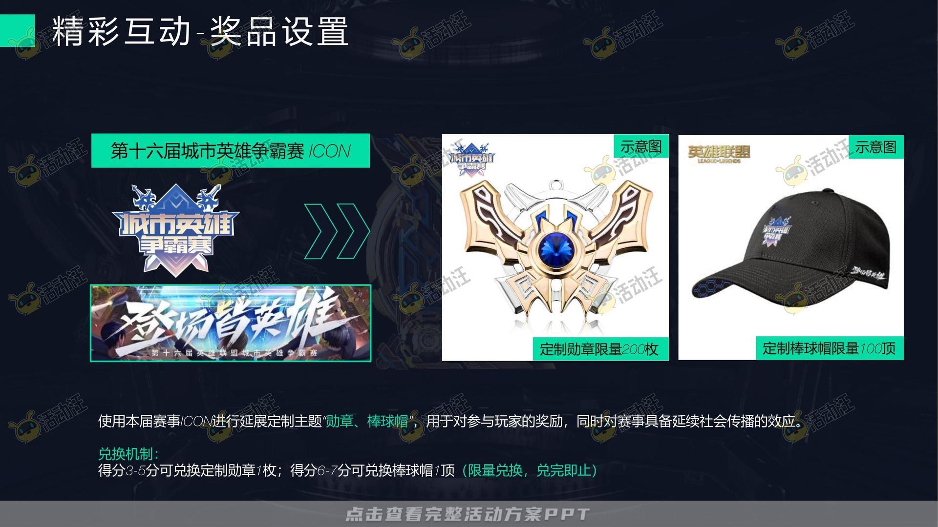 电竞比赛活动策划方案