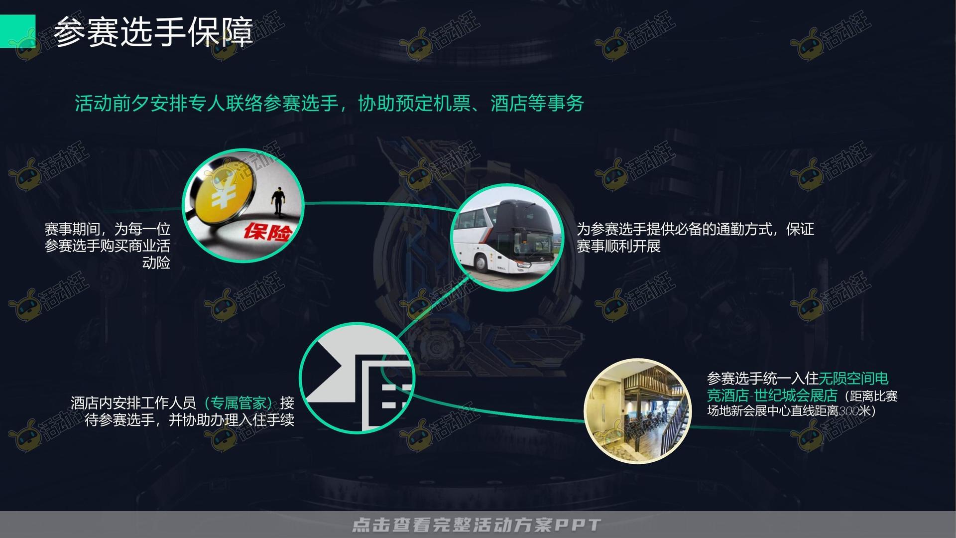 电竞比赛活动策划方案