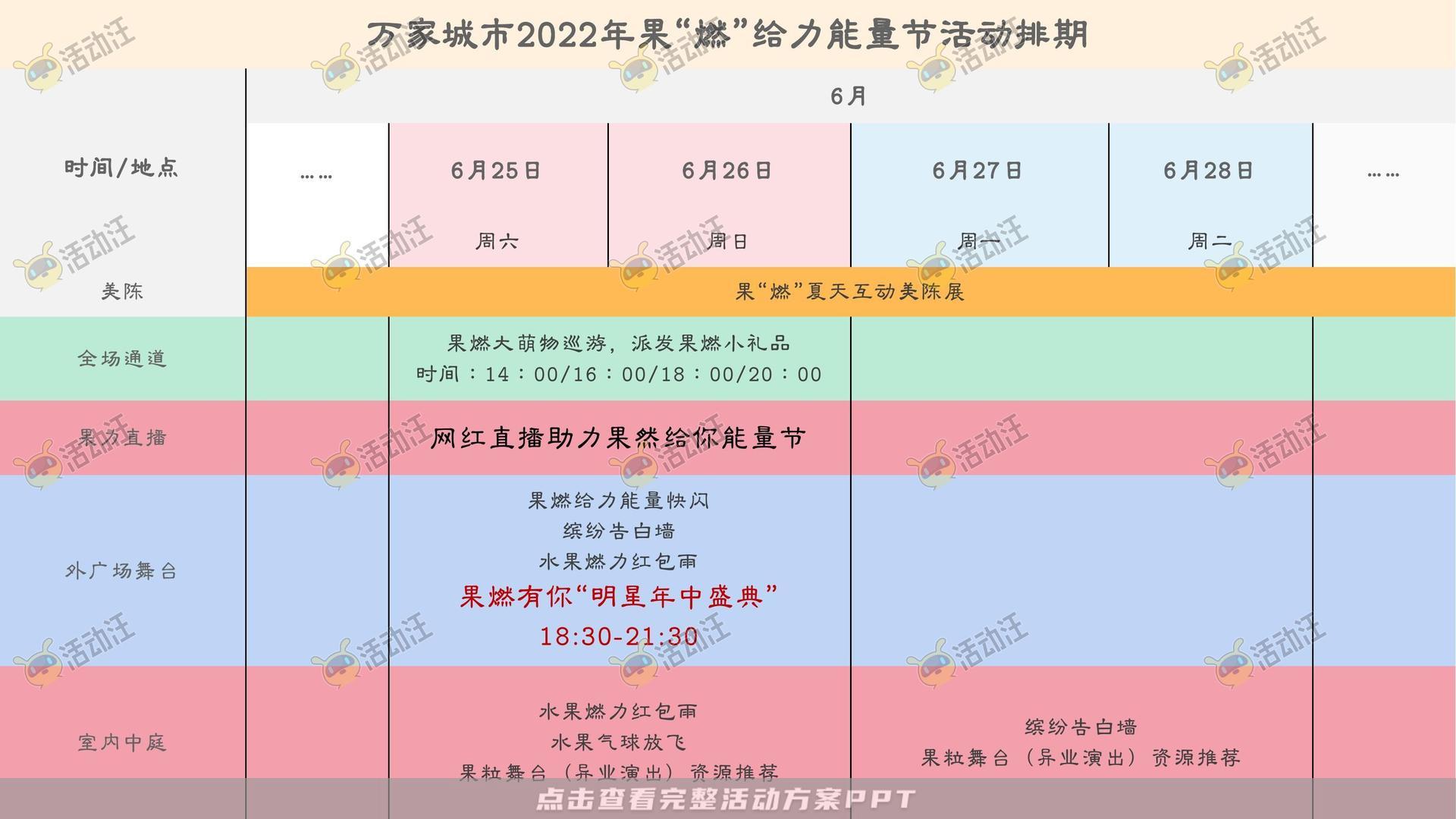 嘉年华活动策划方案