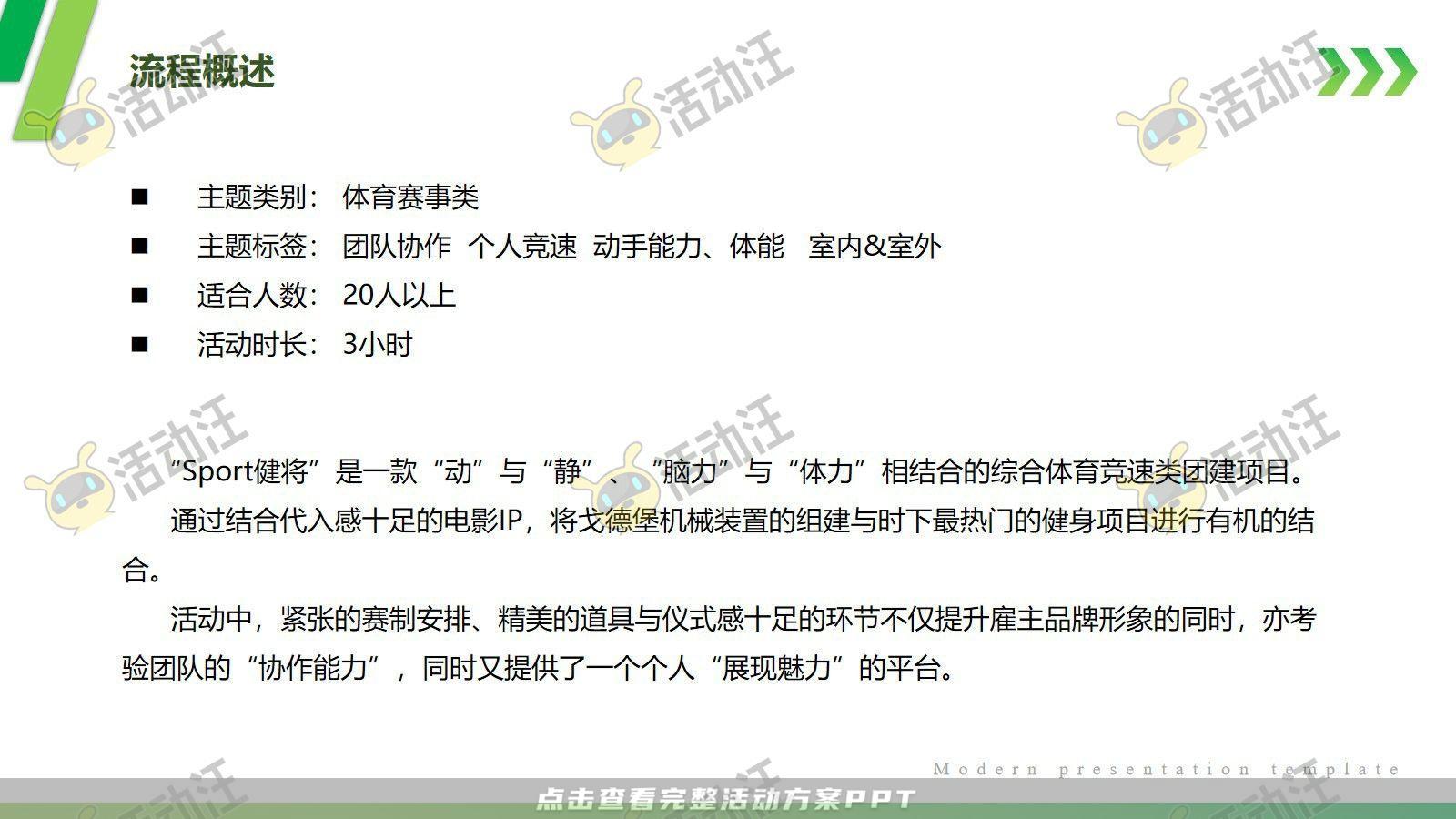 运动赛事活动执行方案