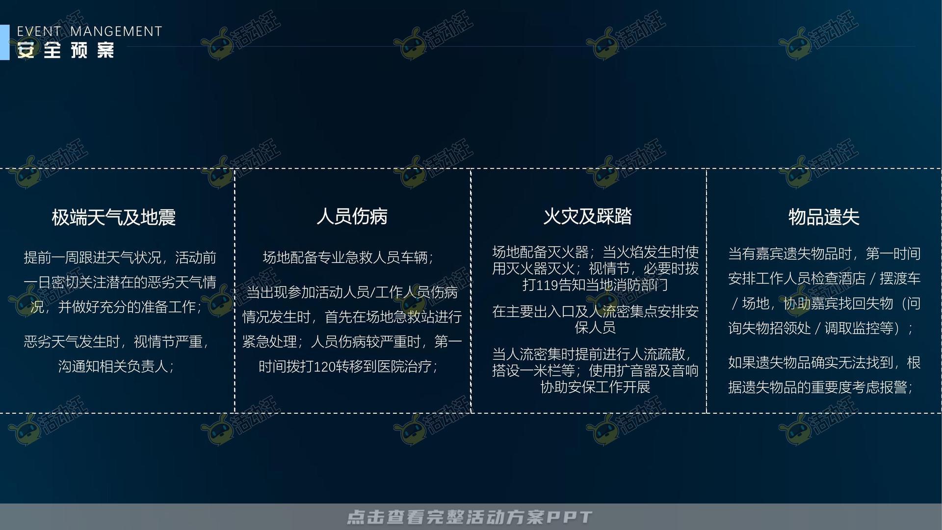 颁奖晚宴活动策划方案