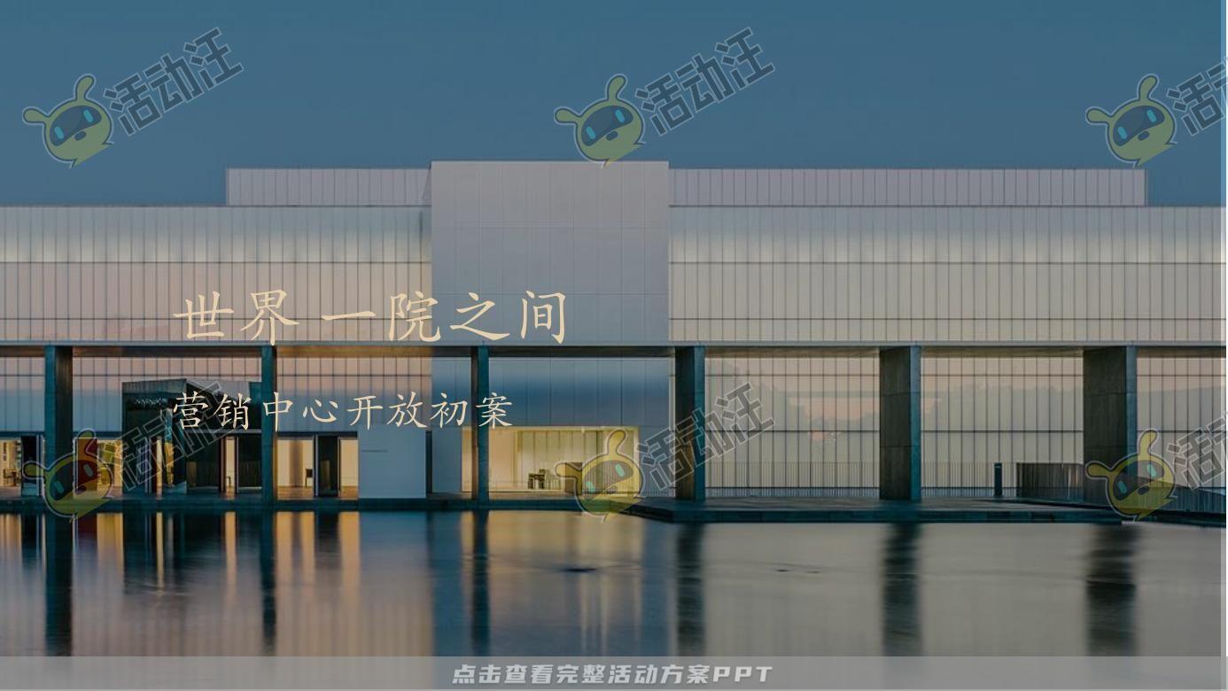 示范区开放活动策划方案