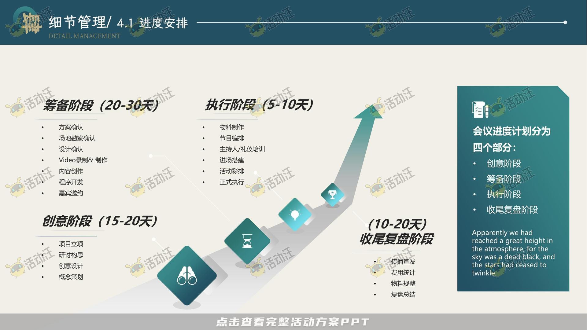 峰会论坛活动策划方案