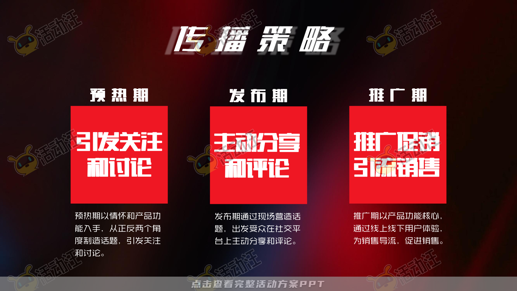 发布会活动策划方案
