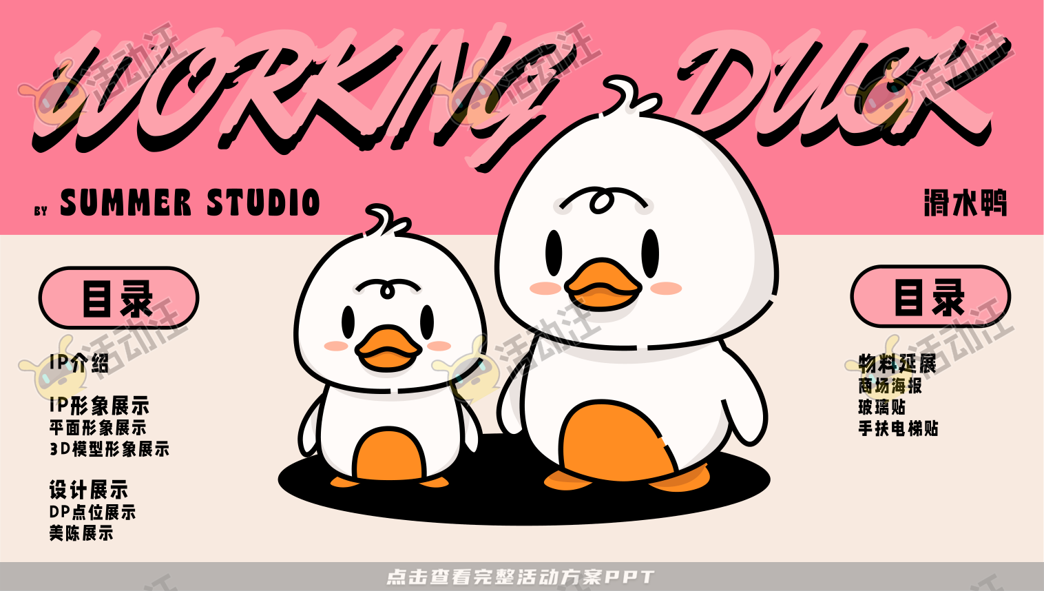 【杭州领星】滑水鸭WORKING DUCK
