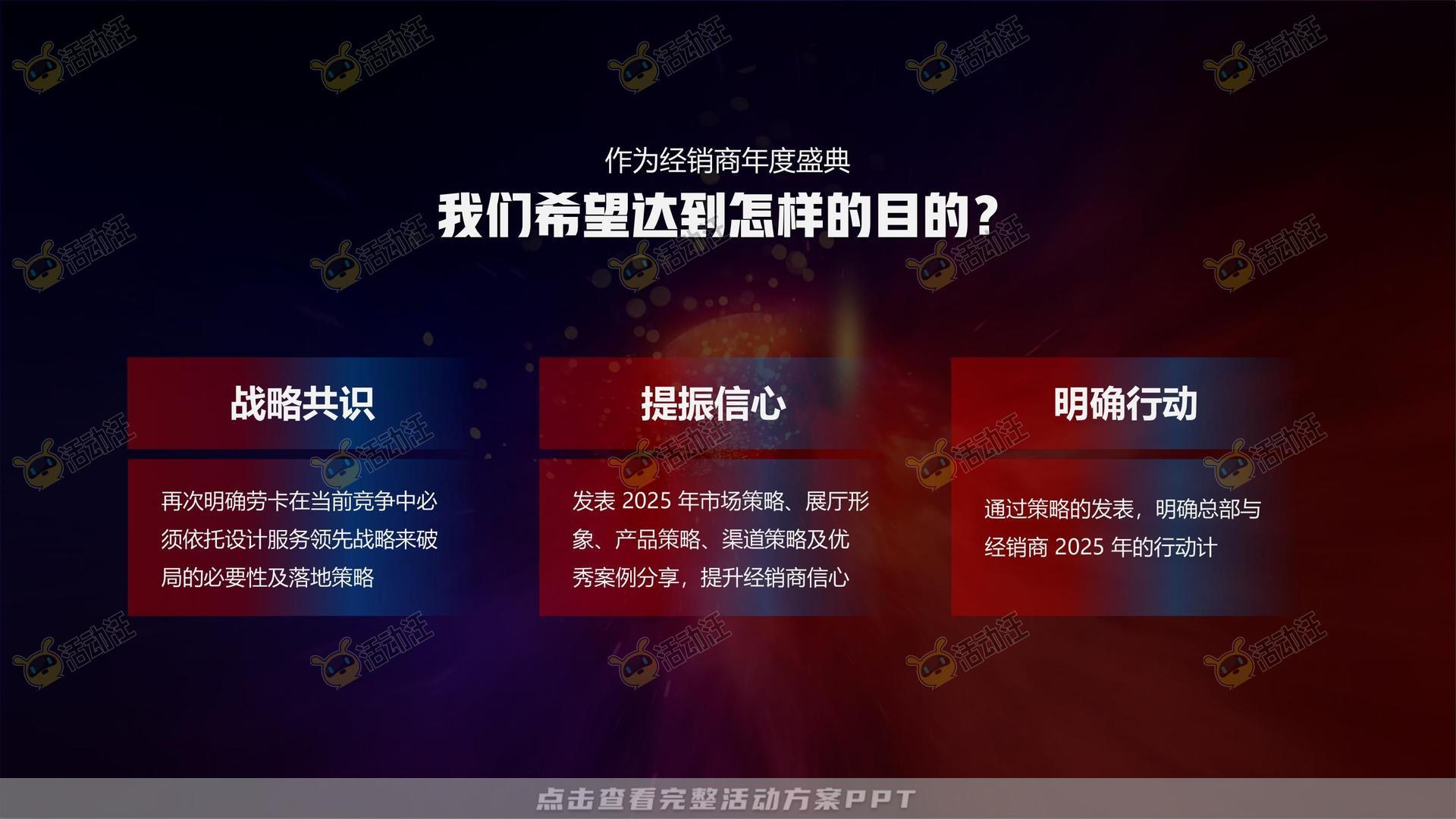 经销商大会活动策划方案