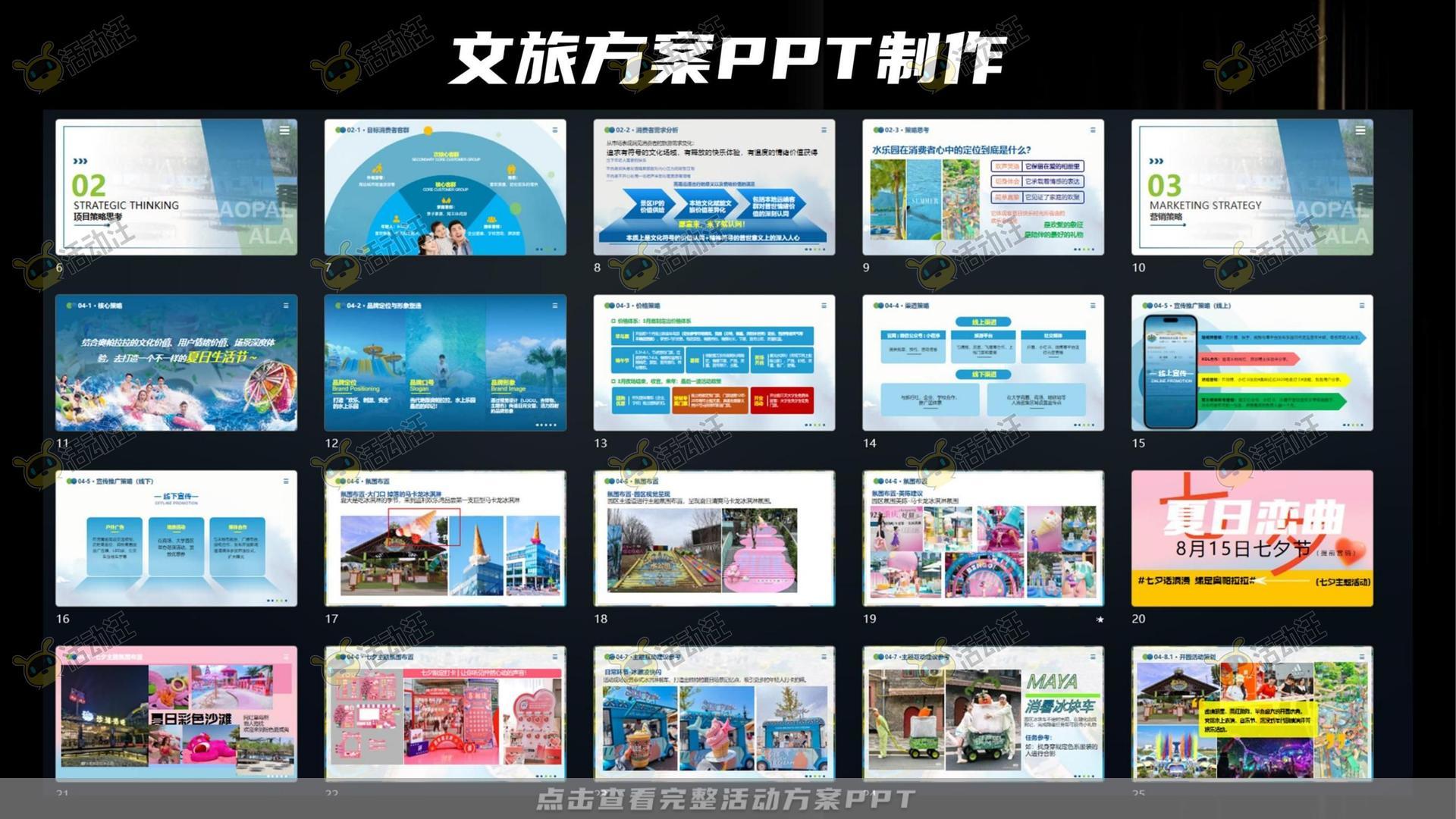 PPT方案制作&设计美化部分作品展示