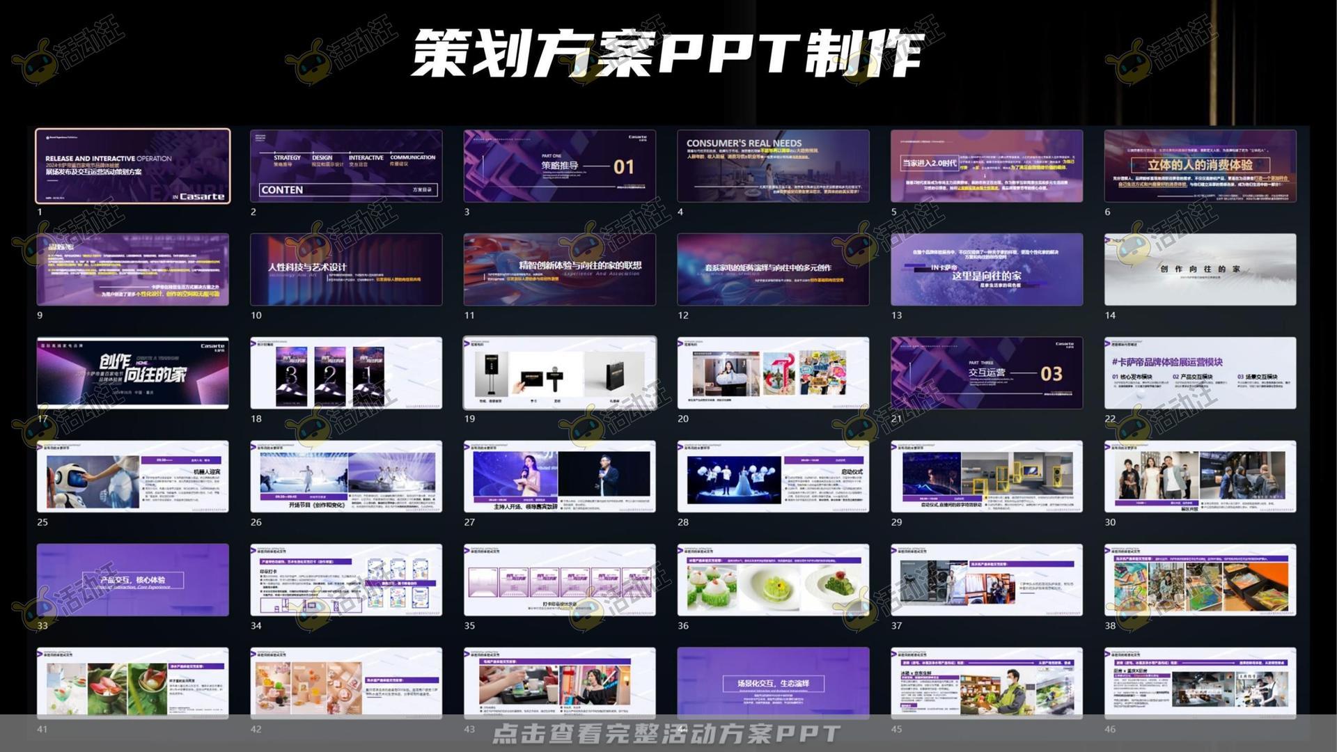 PPT方案制作&设计美化部分作品展示